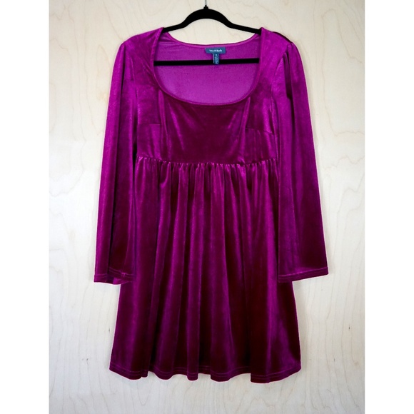 Not Your Babydoll Anymore Velvet Mini Dress by ModCloth - Picture 4 of 7